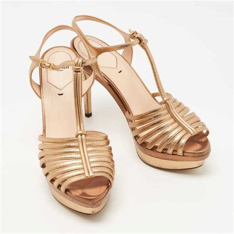 fendi patent-leather t-bar sandals|Patent leather Fendi Sandals for Women .